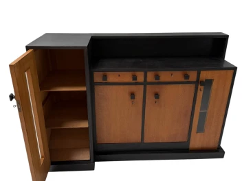 Oak Modernist Art Deco Sideboard or Credenza by Cor Alons, 1927